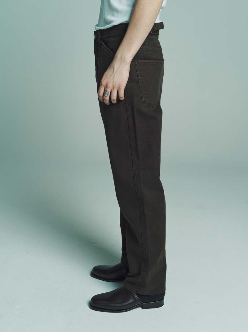 Lemaire Curved 5 Pocket Pants - Espresso | Garmentory