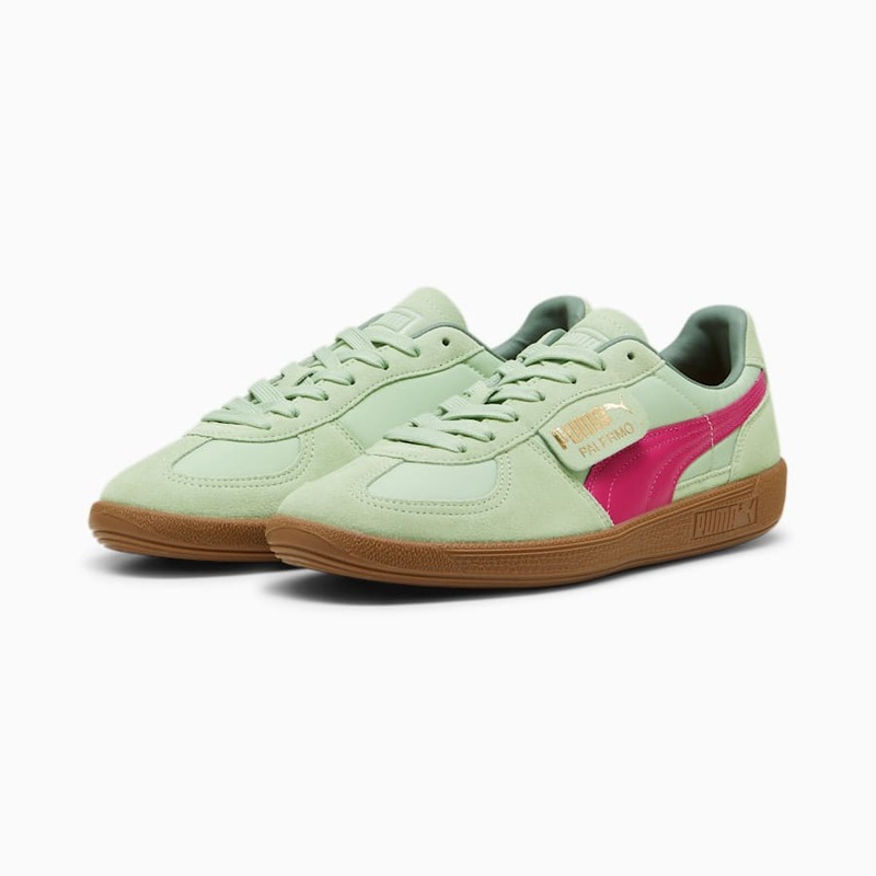 adidas gazelle silver green womens PUMA