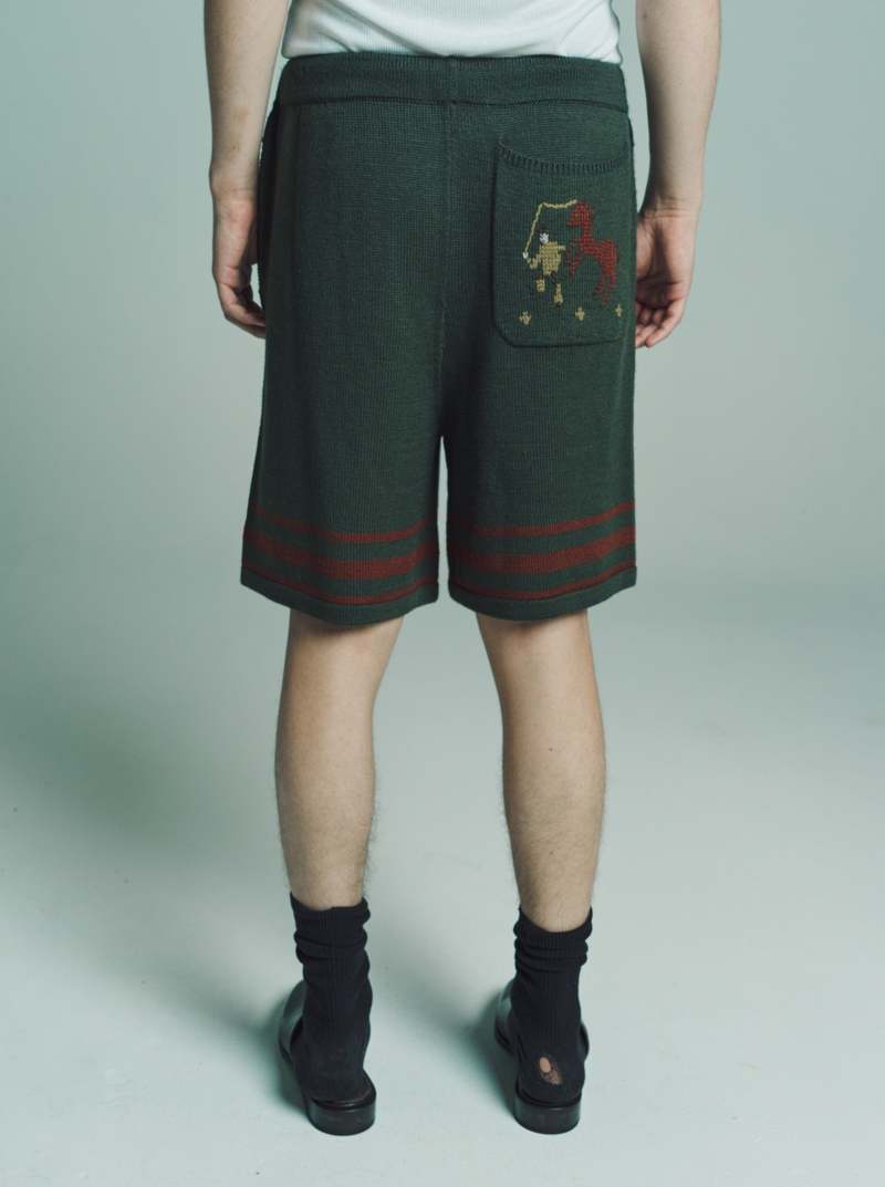 BODE Pony Lasso Shorts - Black