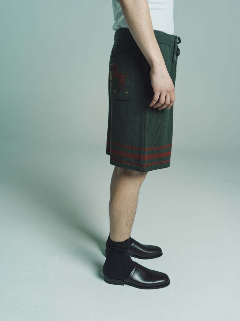 BODE Pony Lasso Shorts - Black
