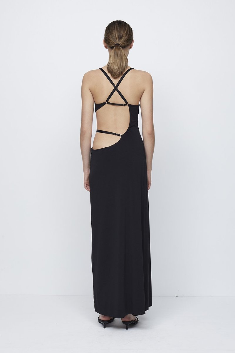 【関税込み】BEC + BRIDGE ブラック Zadie マキシワンピース Bec + Bridge Zadie Wrap Maxi Dress - Black | Garmentory