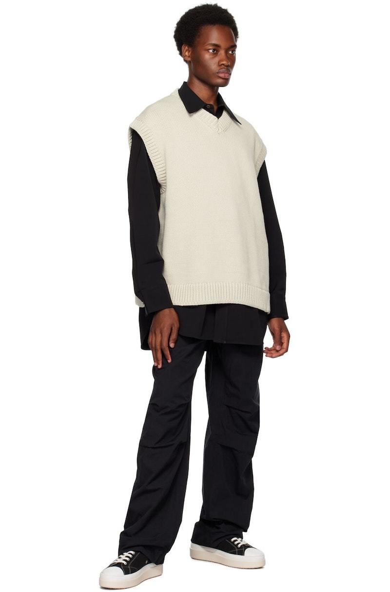 トップス STUDIO NICHOLSON AKAKO SHIRT XS Studio Nicholson Akako Shirt Grey Marl