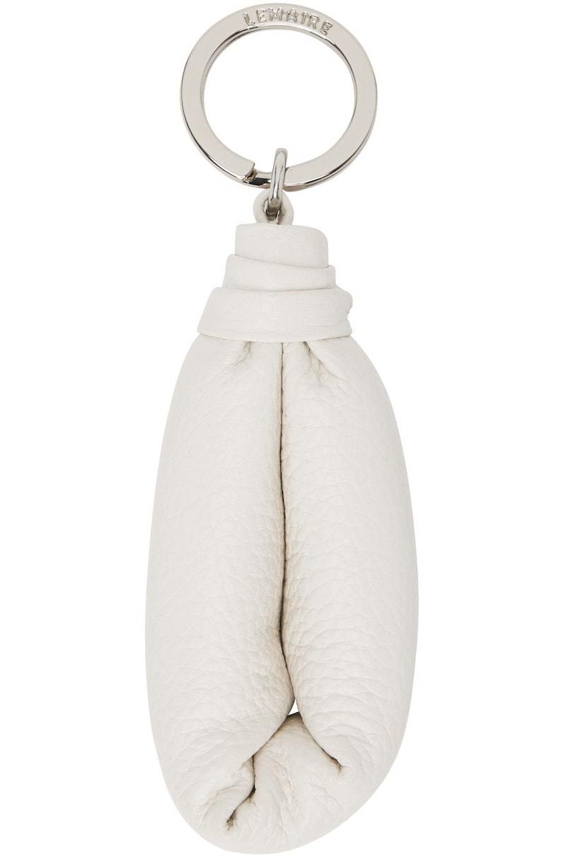 Lemaire Wadded Key Holder - White | Garmentory