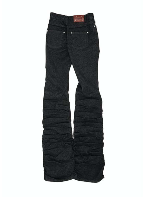 ★ANDERSSON BELL★NEW MARTINA WESTERN BOOTS WRINKLE JEANS New Martina Western Boots Wrinkle Jeans in Matte Black – SVRN