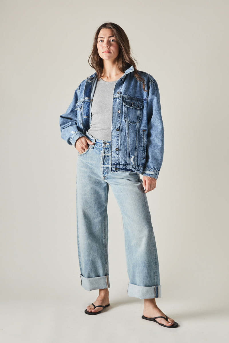 【関税込み】ANINE BING ブルー Rory デニムジャケット Anine Bing Rory Denim Jacket in Vintage Blue | Bloomingdale's