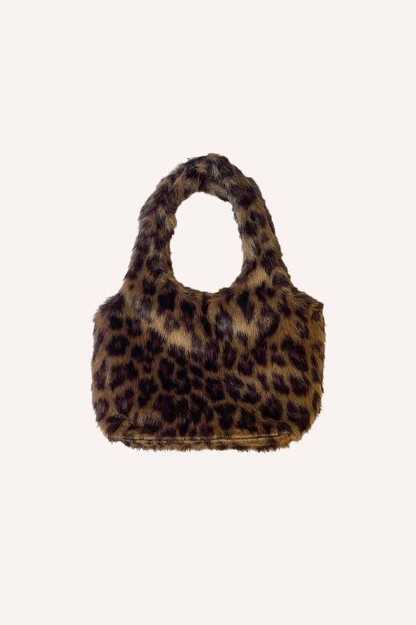Anna Sui Leopard Mini Bag - Brown Multi