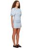 Ganni Jacquard Minidress - Blue - Thumbnail 2