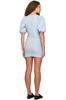 Ganni Jacquard Minidress - Blue - Thumbnail 3