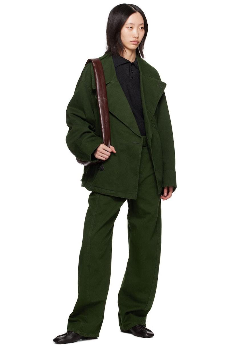 Lemaire Dispatch Denim Jacket - Green | Garmentory