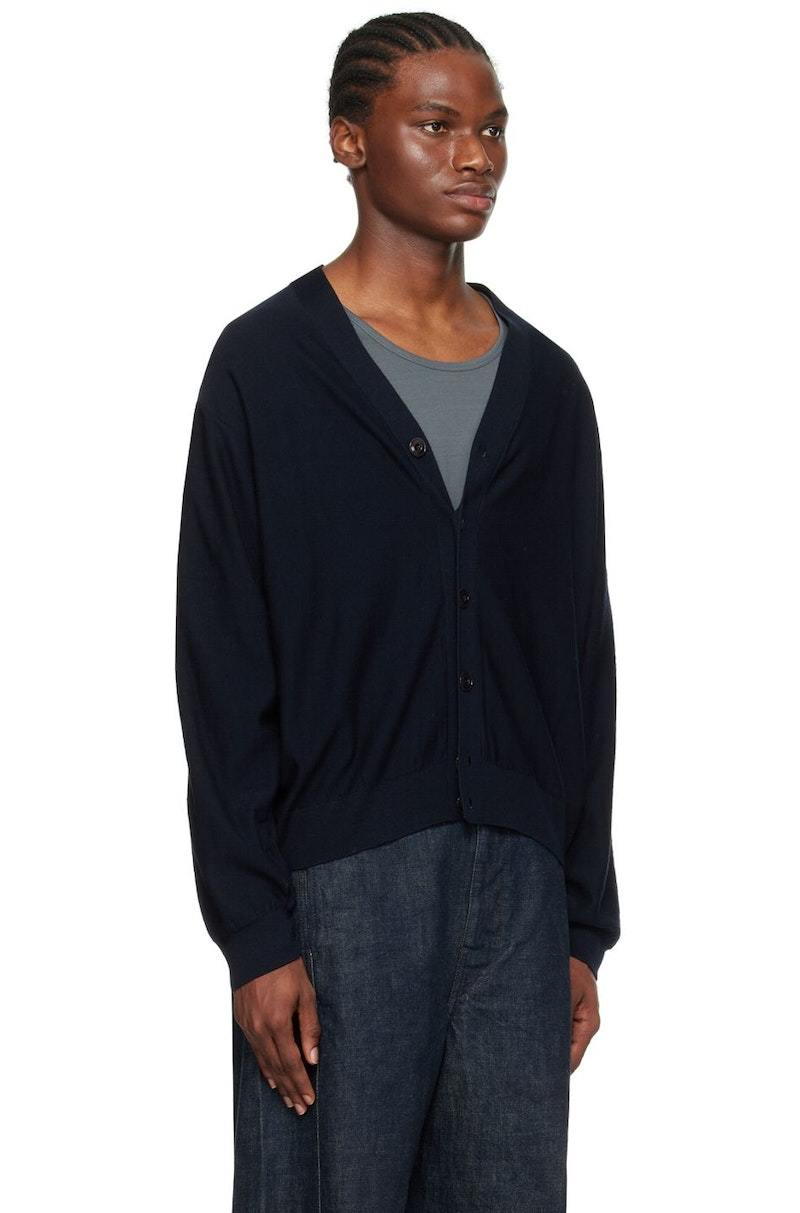 トップス lemaire twisted cardigan S Lemaire Relaxed Twisted Cardigan - Anthracite | Garmentory