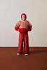 Kids Weekend House Kids Stripes Kid's Pants - Maroon - Thumbnail 1