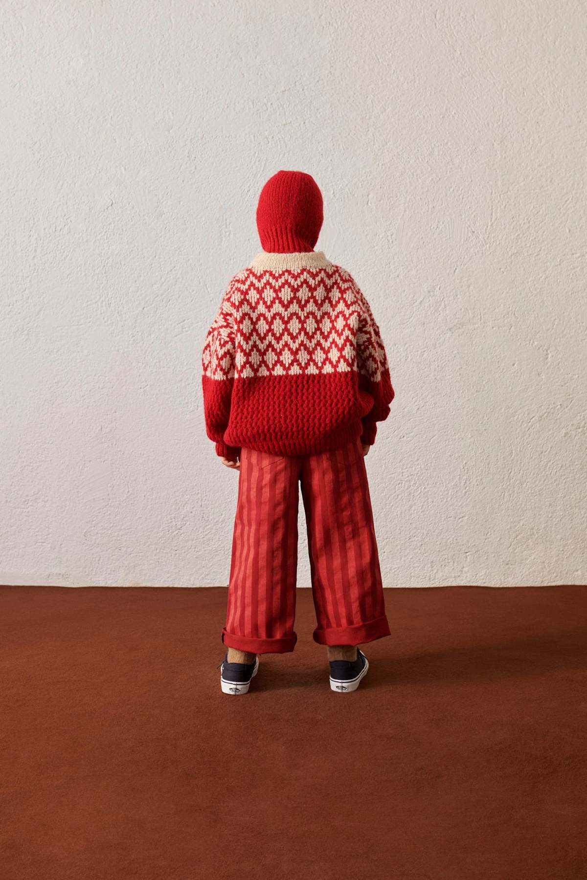 Kids Weekend House Kids Stripes Kid's Pants - Maroon - Image 2 of 5
