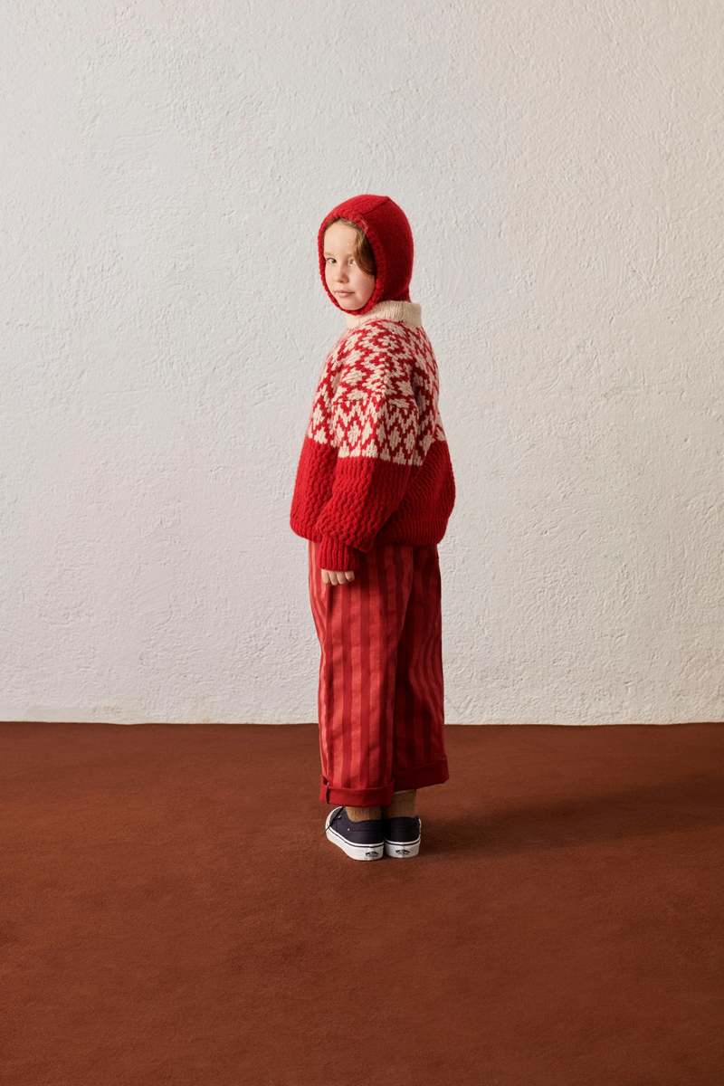 Kids Weekend House Kids Stripes Kid's Pants - Maroon