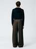 Tibi Jett Suiting Asymmetrical Pleat Stella Pant - Brown Multi - Thumbnail 3