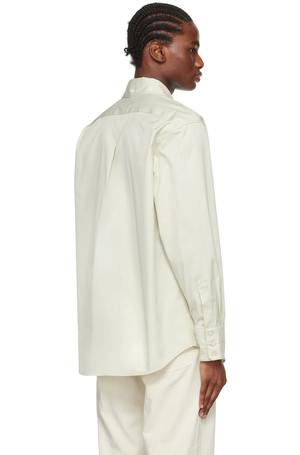 Lemaire Off White Relaxed Shirt - Silver Birch | Garmentory