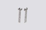 Mondo Mondo Bow Ionic Earrings - White Bronze - Thumbnail 3