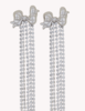 Mondo Mondo Bow Ionic Earrings - White Bronze - Thumbnail 2
