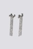 Mondo Mondo Bow Ionic Earrings - White Bronze - Thumbnail 4
