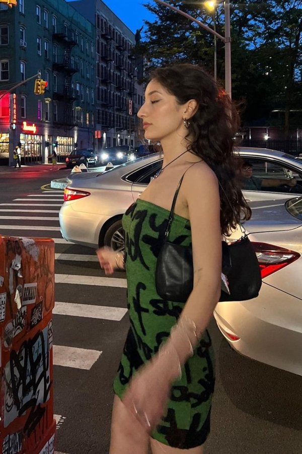 green boob tube dress Bandeau Skater Dress Holiday Festival Outfit – Styledup.co.uk main image 1