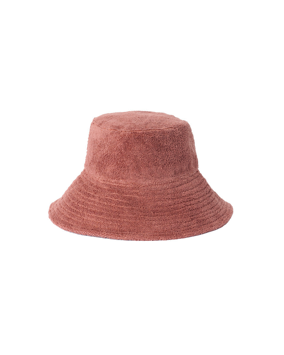 Freya Pampas Terry Bucket Hat | Garmentory display picture 2