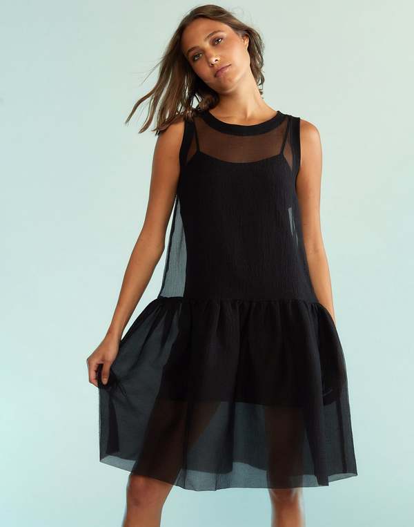 open lace back dress Cynthia Rowley Dress Krystal Black Lace-Trim Fruit Print Twill Size 8   Celebrity Owned