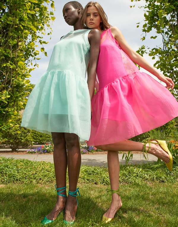 open lace back dress Cornelia Appliqu Dress  Cynthia Rowley