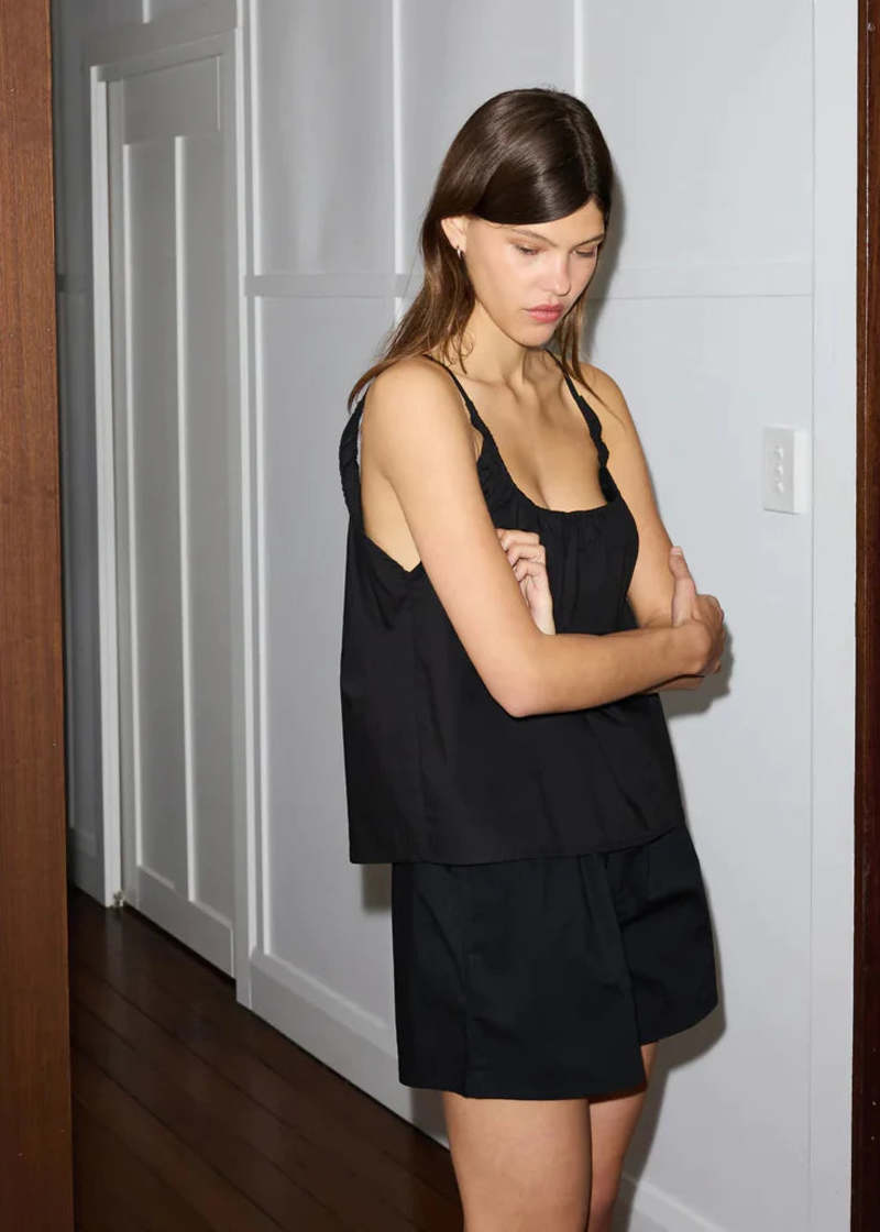 Deiji Studios Cotton Apex Set - Black | Garmentory