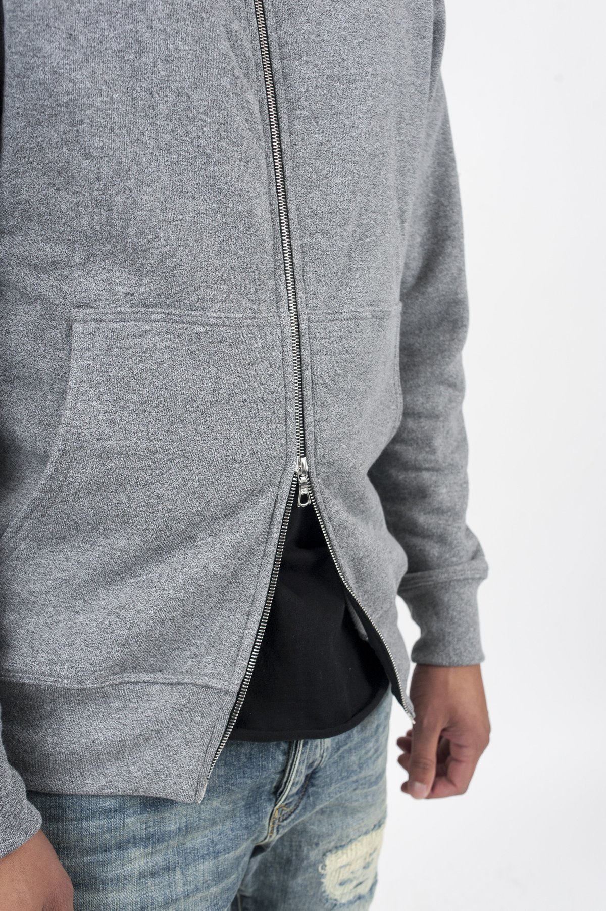 John Elliott Flash Dual Fullzip Dark Grey | Garmentory