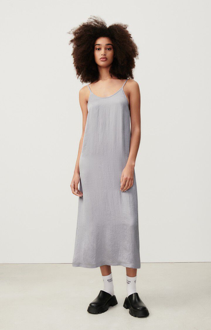 a line v neck tea length dress Mac Duggal A-line Embellished Mesh Dress main image 1
