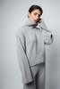 Santicler Cio Dropped Shoulder Cashmere Pullover - Heather Grey - Thumbnail 1