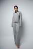 Santicler Cio Dropped Shoulder Cashmere Pullover - Heather Grey - Thumbnail 2