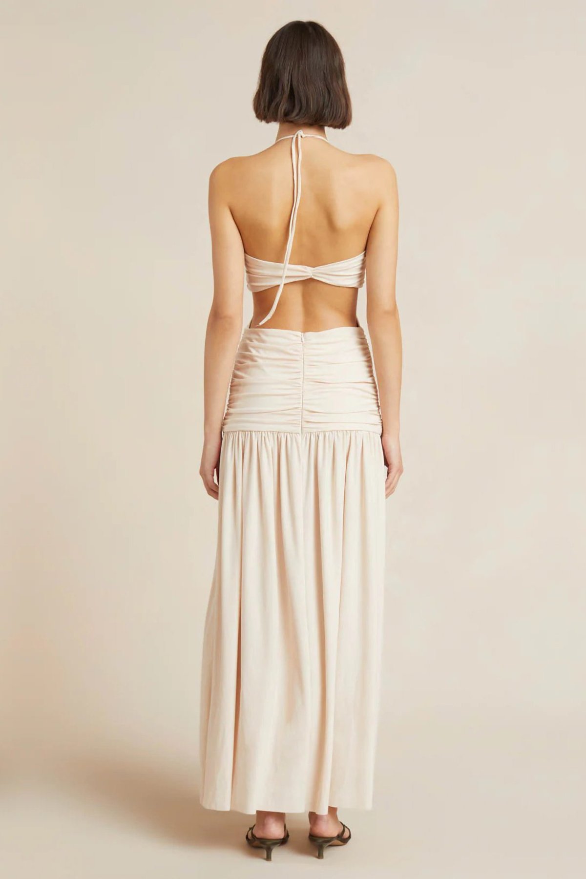white christmas dresses Dreamer Square Neck Dress in Ivory