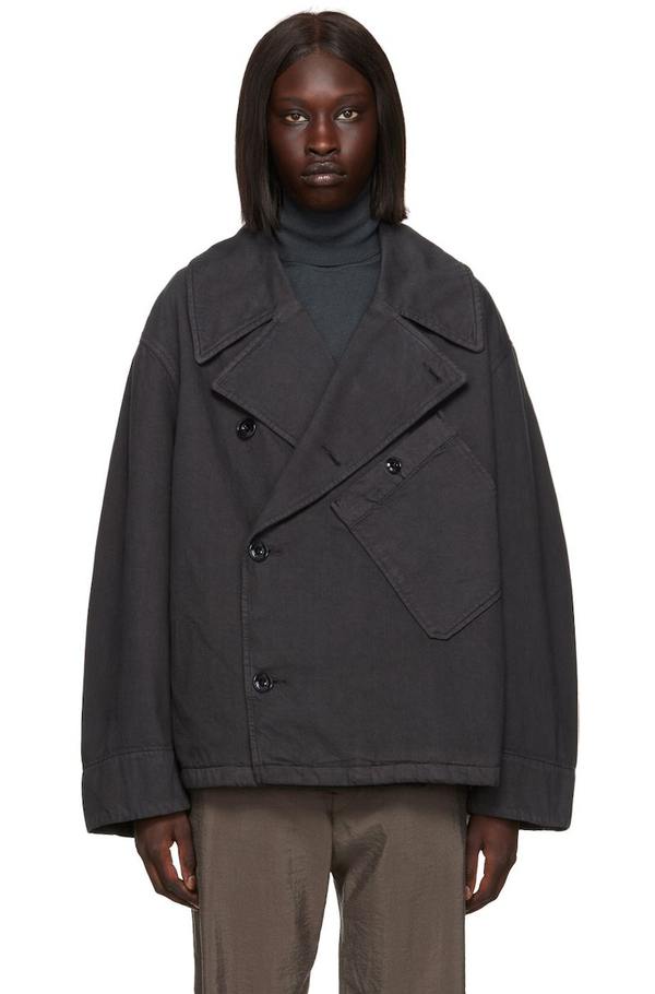 Lemaire Dispatch Denim Jacket - Gray | Garmentory