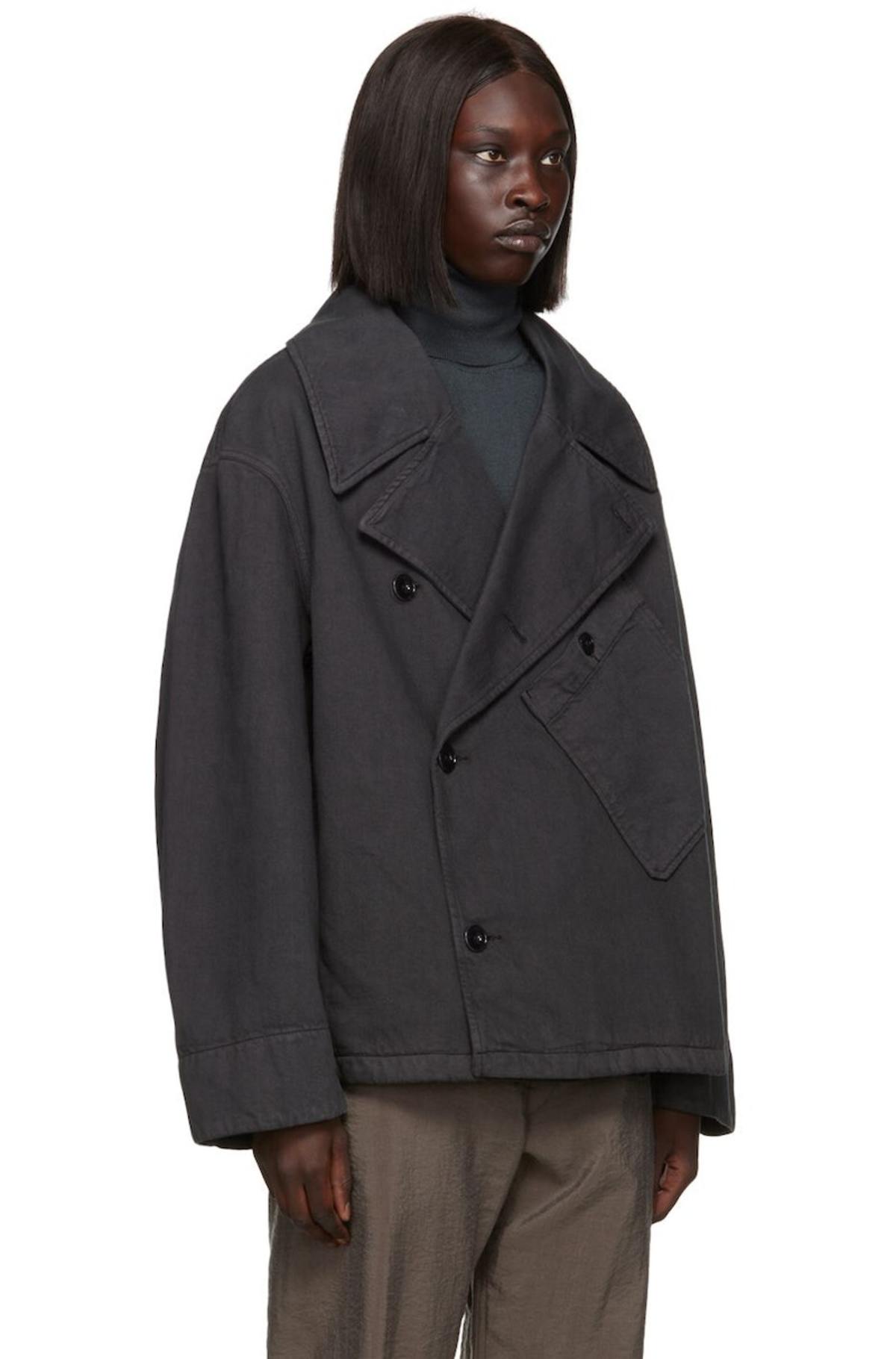 Lemaire Dispatch Denim Jacket - Gray | Garmentory