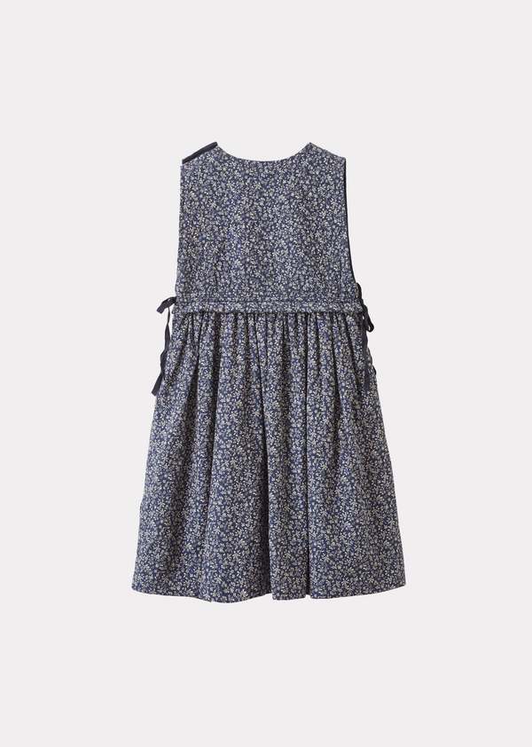 Kids Caramel COLIMA GIRL DRESS - NAVY FLORAL | Garmentory