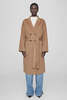 Anine Bing Dylan Cashmere Blend Coat - Camel - Thumbnail 2