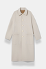 Proenza Schouler Melton Reversible Coat - Camel/White - Thumbnail 2