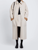 Proenza Schouler Melton Reversible Coat - Camel/White - Thumbnail 7
