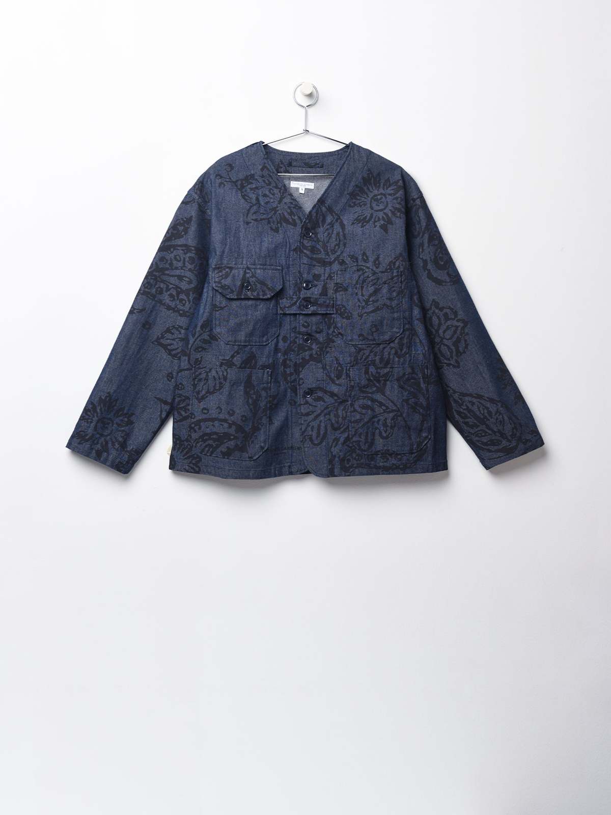 Engineered Garments Creweck Cardigan Green Engineered Garments Knit Cardigan | HIP