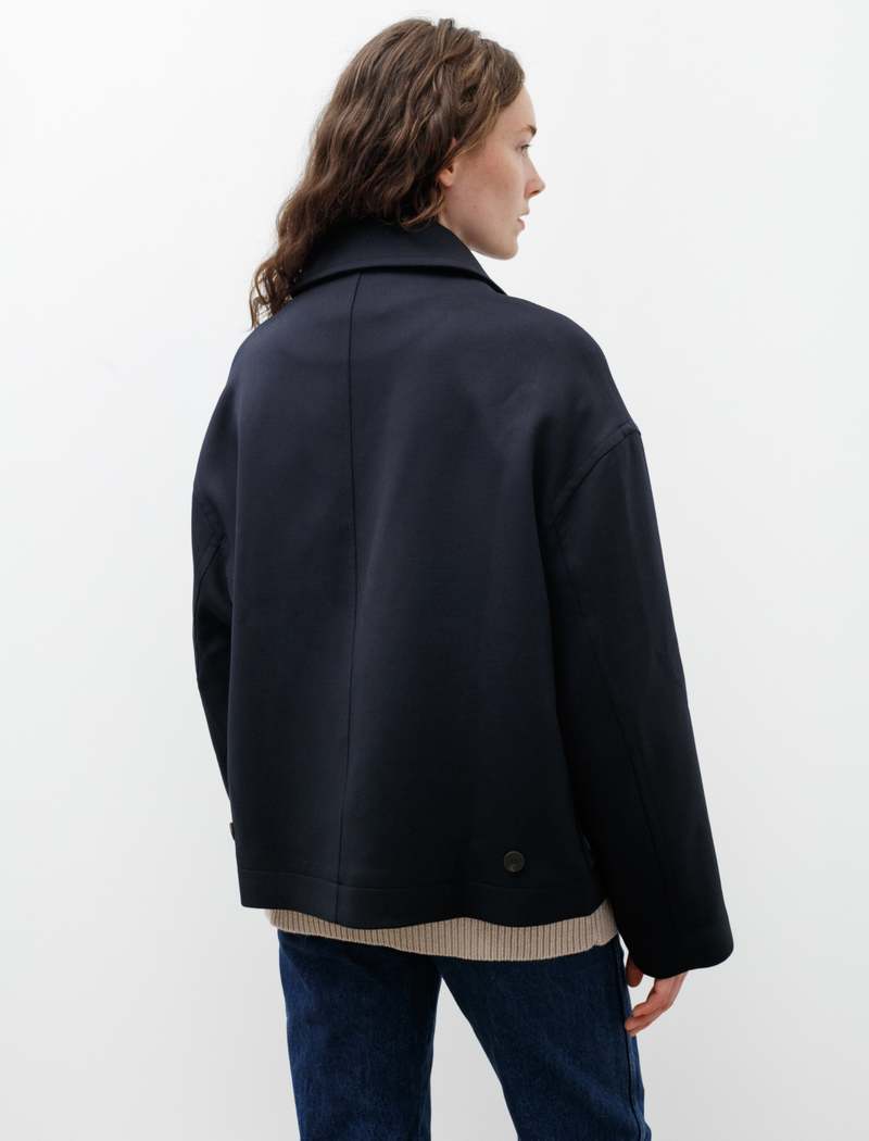 STUDIO NICHOLSON｜JACKETS (RUKWA JACKET DARKEST NAVY (12 Studio Nicholson Rukwa Utility Jacket - Darkest Navy