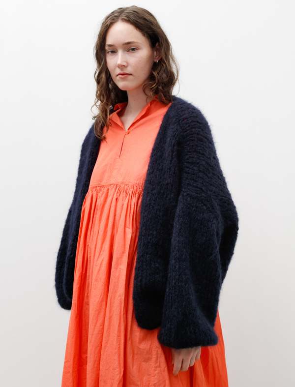 Casey Casey Short Cardigan - Navy | Garmentory