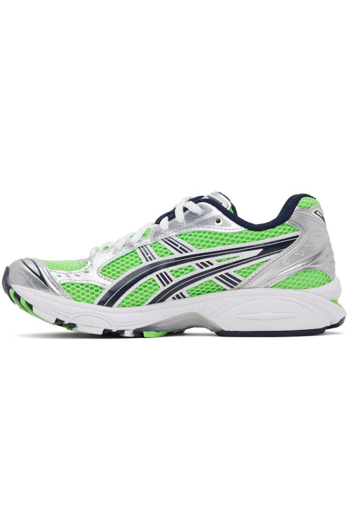 Asics Silver and Lime Athletic Sneakers ASICS Gel-Kayano 14 Silver Lime | 1203A740-102 main image 2