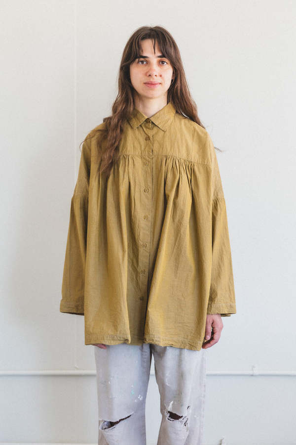 Casey Casey SQUARE FRONCE SHIRT - OCRE LIGHT PAPER | Garmentory