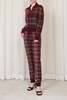 BARRIE Ladies Leggings - Fuzzy Tartan - Thumbnail 4