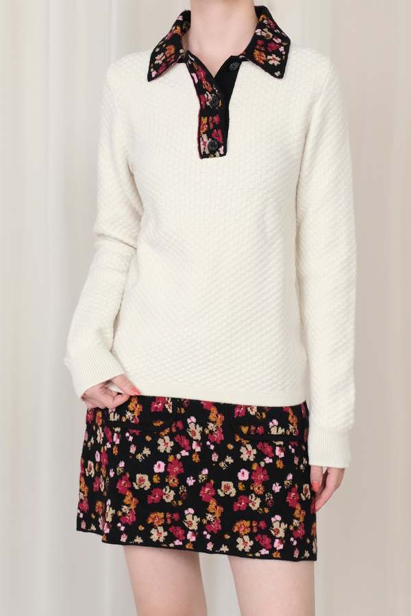 BARRIE LADIES LS PS PO WITH GOLD GARDEN