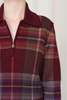BARRIE Ladies LS Zip Polo - Light Tartan - Thumbnail 5