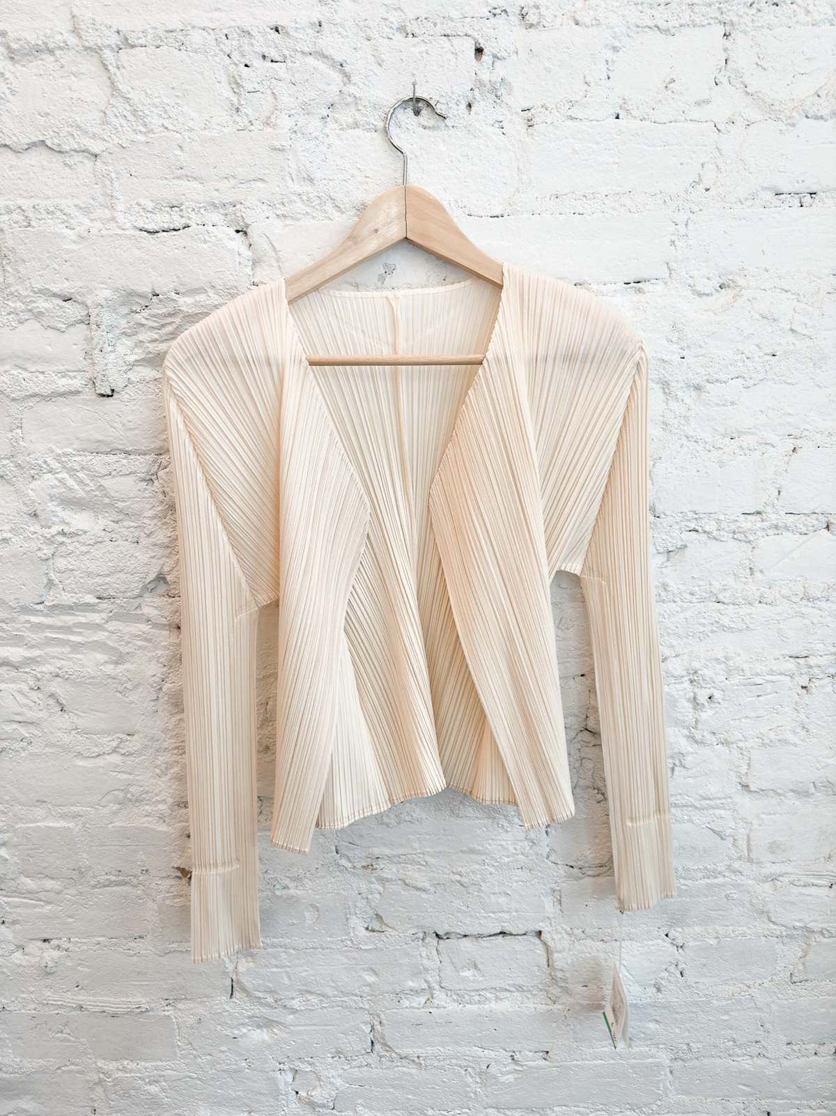 Pleats Please by Issey Miyake Trunk Show Basics Cardigan - Light