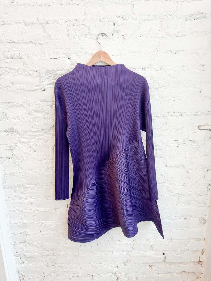 Pleats Please by Issey Miyake Trunk Show Calla Tunic - Purple  