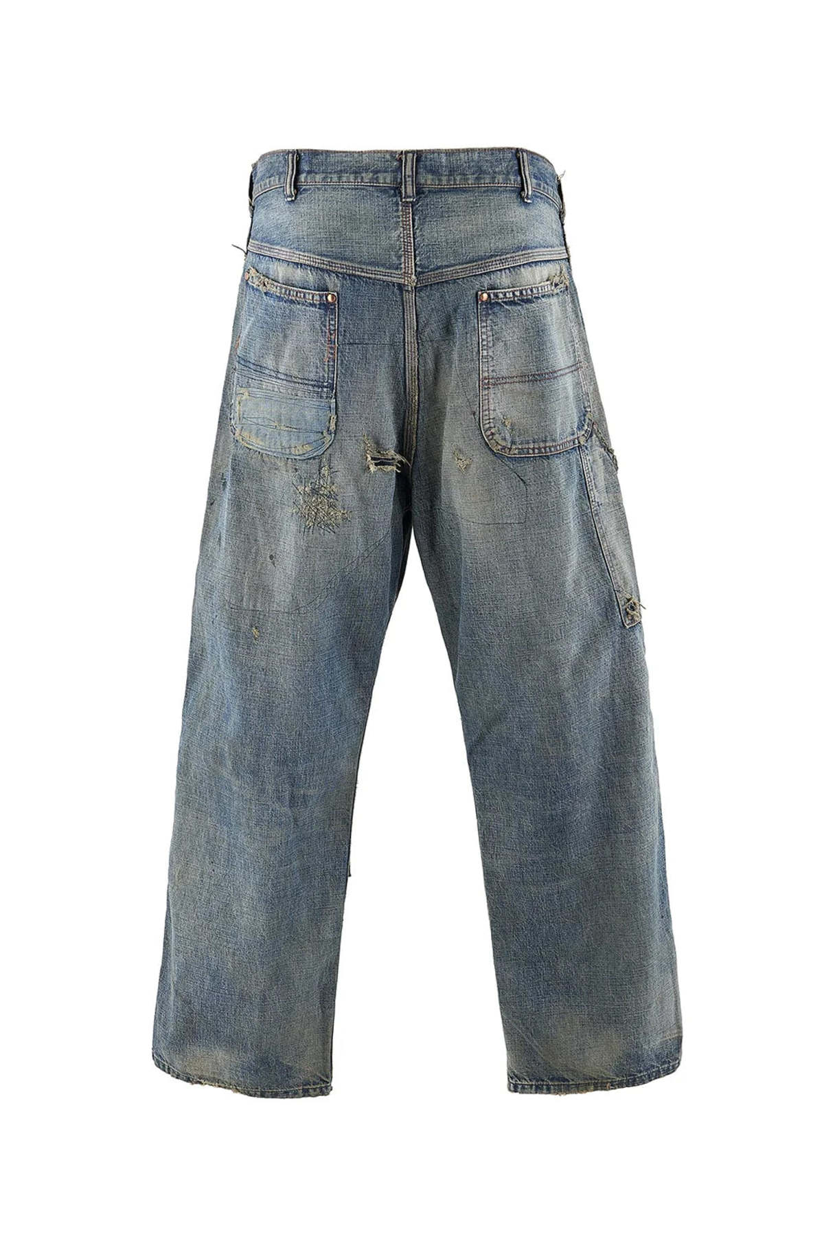 Saint Michael Denim Painter Pants - Blue | Garmentory