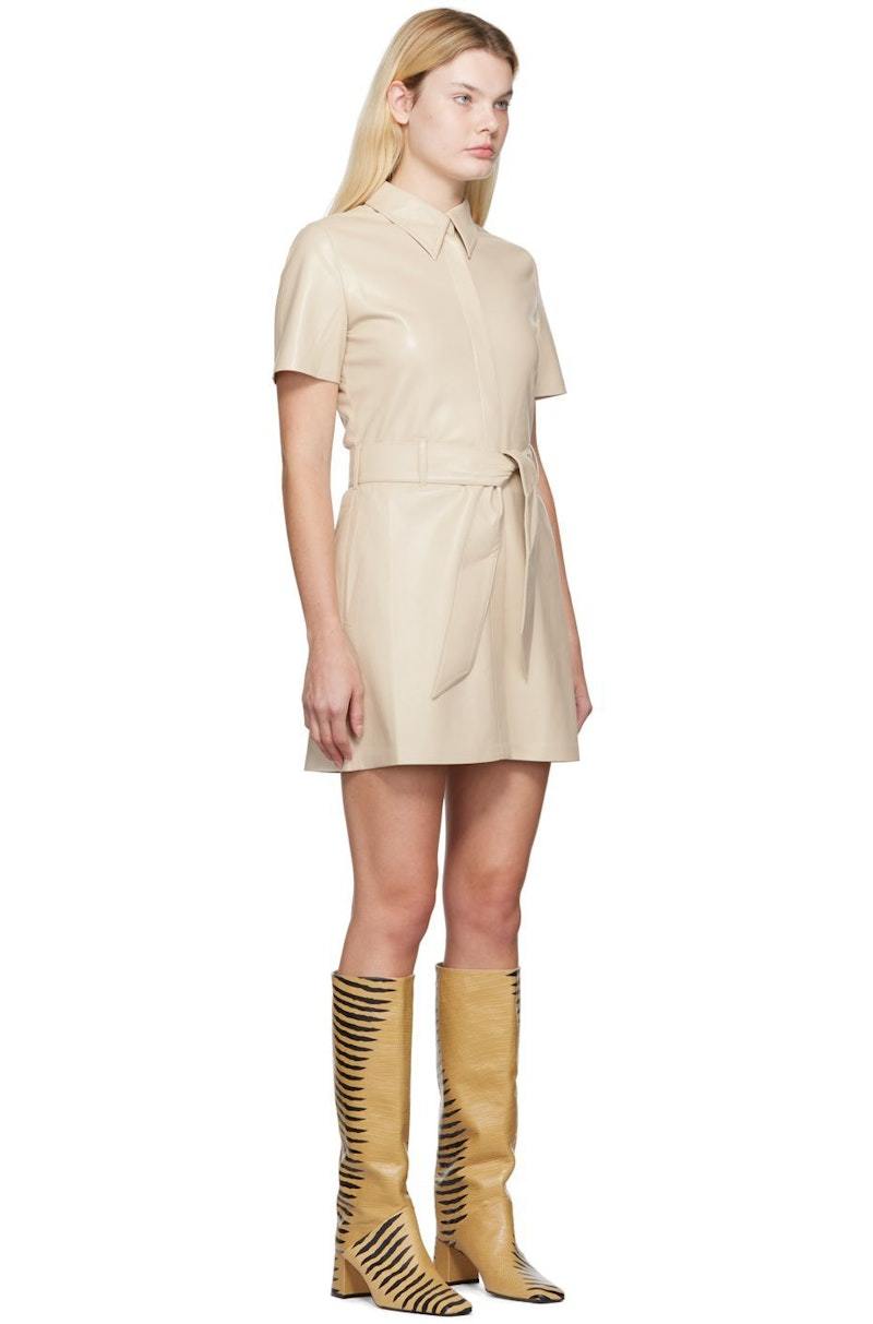 Nanushka Halli Minidress Creme